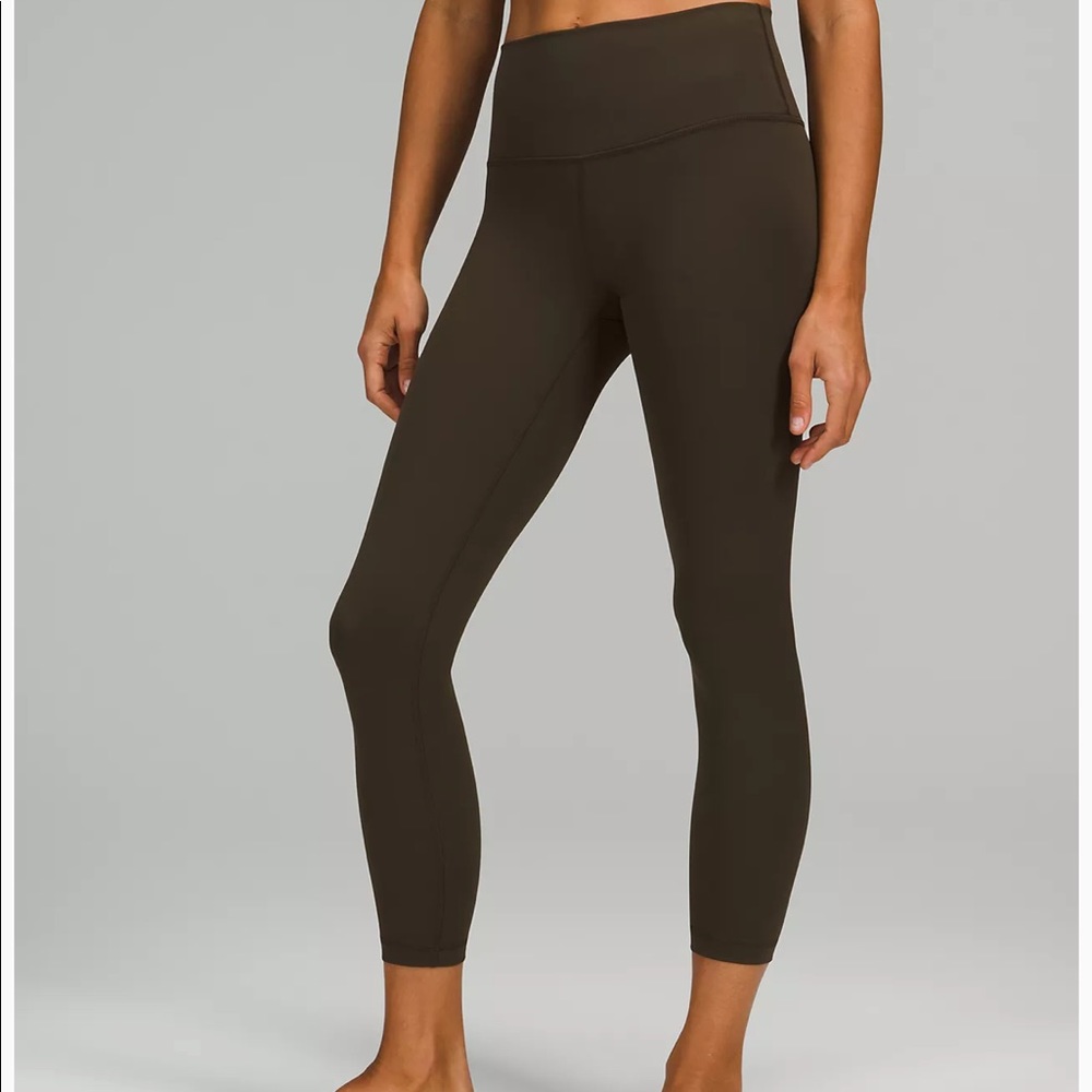 Lululemon Wunder Under High Rise Tight 25” in Dark Olive Size 4 NWT